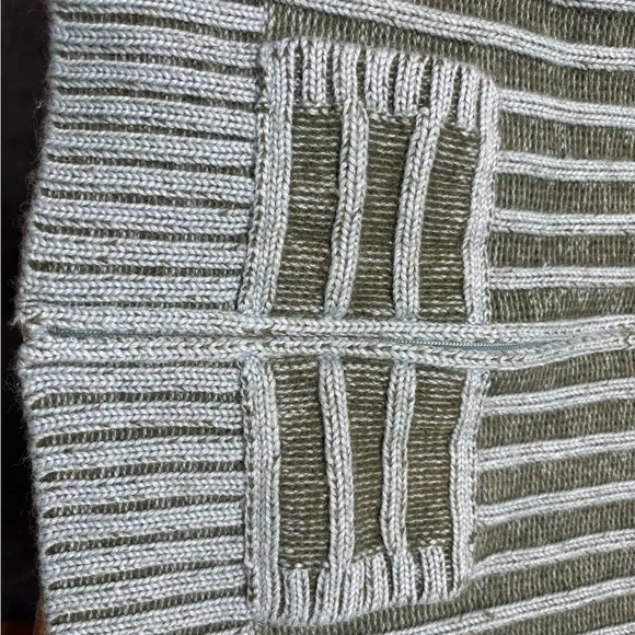 BKE Blue and Gray Striped Cardigan - Picture 7 of 7